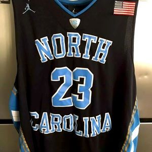 Air Jordan UNC black jersey size large